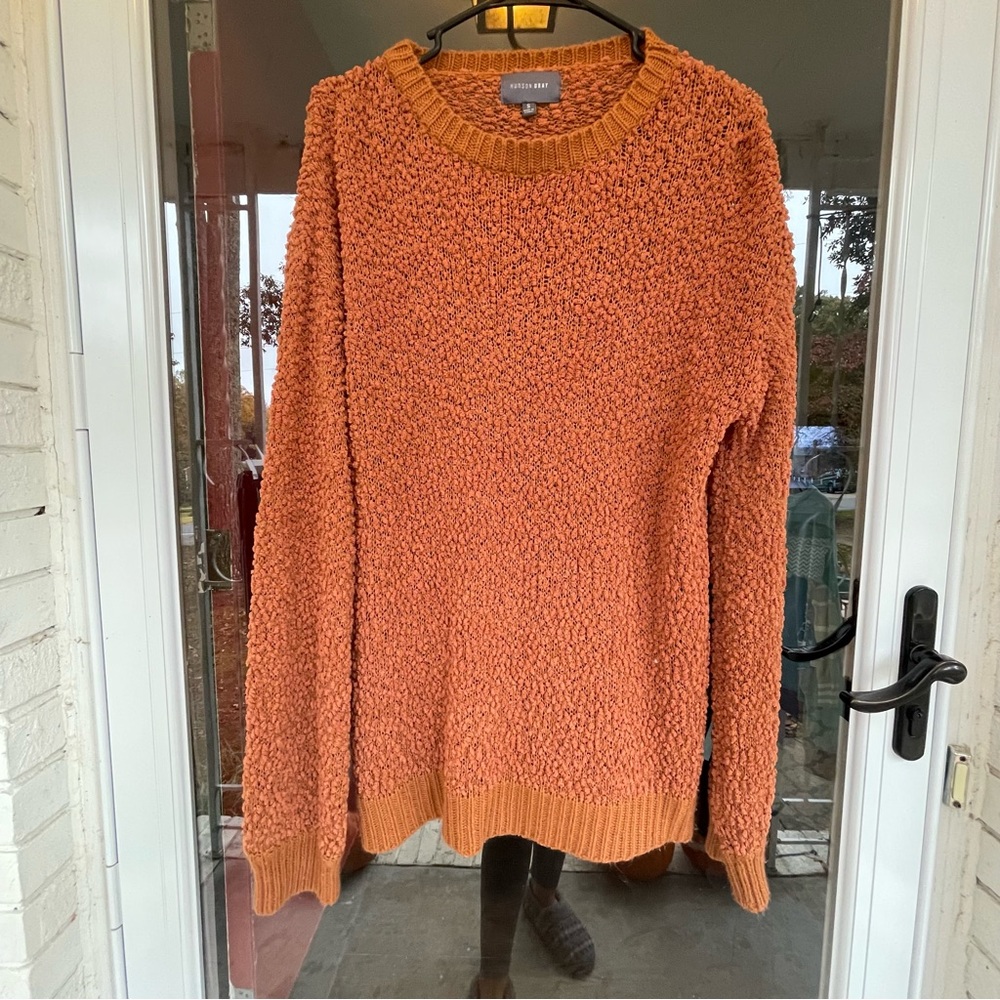 Boutique Orange Hudson Gray Oversized Sweater